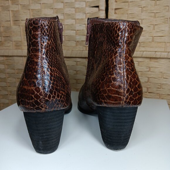 Coconuts by Matisse Faux Leather Snakeskin Boots 9.5 Womens - Picture 3 of 9
